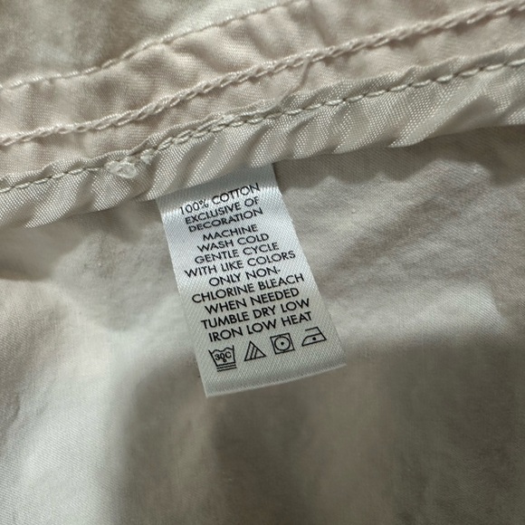 Calvin Klein Women Sz L Light pink Military Style Rolled Sleeve Utility Jacket - Picture 7 of 11